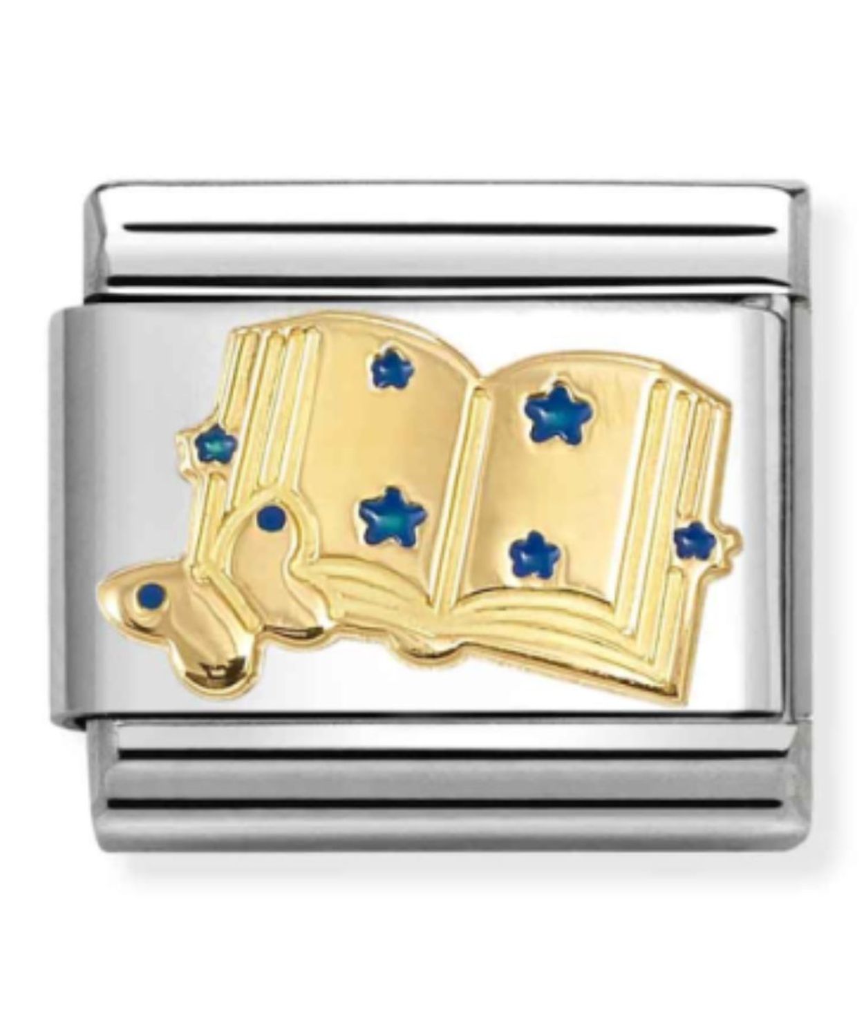 Nomination Composable Gold 18K książka z niebieskimi gwiazdkami 03028585.jpg